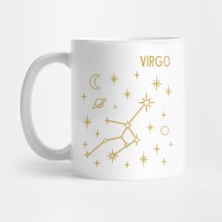 Virgo Constellation Zodiac Sign Mug